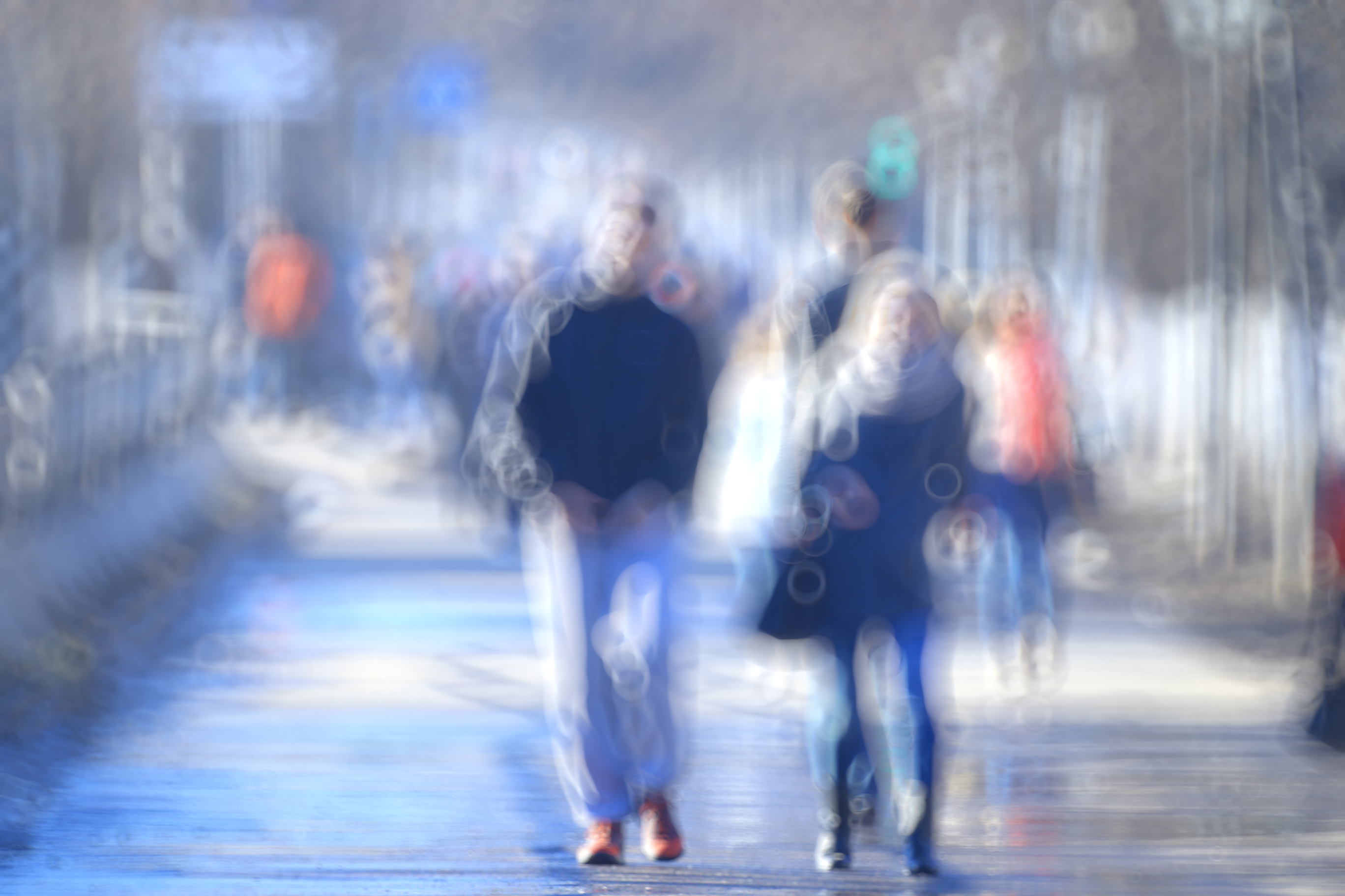 Blurry vision depiction